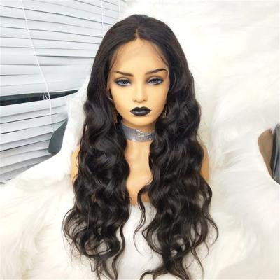 China Natural Lace Front Wig Full Lace Body Wave Hair Wigs Glueless Brazilian Human Hair Color Lace Front Wigs for sale