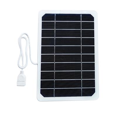 China Charging Cell Phones/Sports Cameras/Car Batteries/Outdoor Portable Solar Panel 5W 5V USB Charger Boat Solar Tile/Laptop Mounting Fast Charger Polysilicon Travel DIY Solar Charger for sale