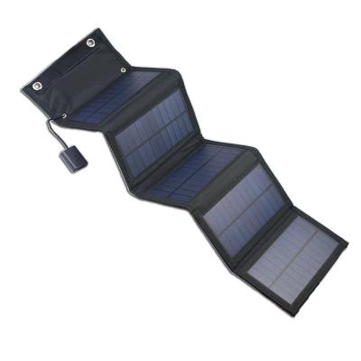 China Factory Direct Sale 15W USB Solar Panel Mobile Phone Foldable Portable Charger Charging Mobile Phones Folding Solar Panel For Camping for sale