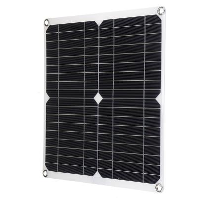 China Camping RV Mini Solar Panel Home 12W 20W 25W 35W Camping RV Battery Charger USB 5V DC 12V Car Portable Waterproof RV Battery Charger Mini Solar Panel for sale