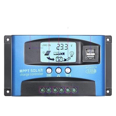 China Auto Solar Charger Controller ZYCXEG SPCO022 12V 24V MPPT Controllers 30A/40A/50A/60A/100A Charger Controller for sale