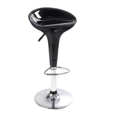 China Wholesale High Quality Modern Stainless Steel Swivel Chair Modern Stylish Adjustable Bar Stool With ABS Plastic Seat for sale