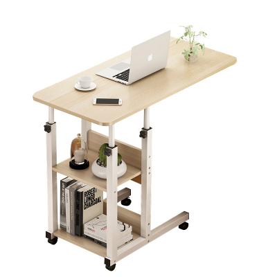 China Office Staff Office Computer Table Modern Update Double Storage Rack (Height) Furniture Adjustable Simple Design Home Office for sale