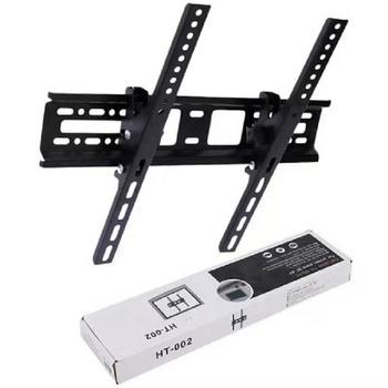 China _32_-55 HT-002 Steel TV Bracket Black Universal High Quality TV Bracket Wall Mount Bracket Home Use for sale