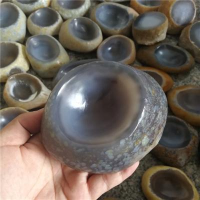 China China Wholesale Carved Quartz Stone Agate Crystal Bowls for Home Decoration for sale