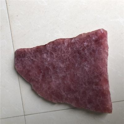 China China High Quality Natural Red Strawberry Quartz Sliced ​​Raw Quartz Crystals Strawberry Quartz Crystals For Gift for sale