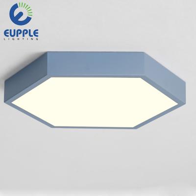 China CB Slim CE Ceiling Light TUV SAA Full Color 2020 Style Led Ceiling Light 3 Years Warranty Hexagon Six Sides Exterior Mounted Led Ceiling Light for sale