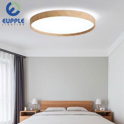 China The surface rose again! 5cm ultra thin living room 12w 18w 24w 36w wooden led lighting for dining room for sale