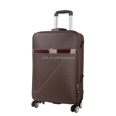 China Newest Fashion PU Leather Travel Tow Trolley Bag Suitcase Bags Travel PU Luggage Case for sale