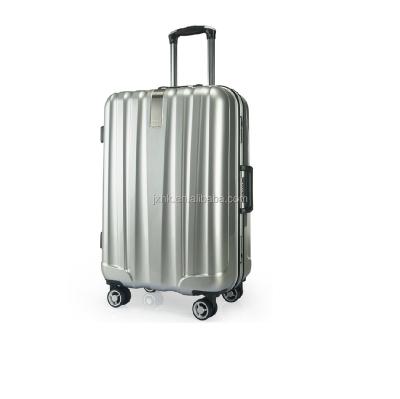 China ABS Printing PC ABS Aluminum Hard Luggage Frame TSA Lock Trolley Travel Luggage for sale