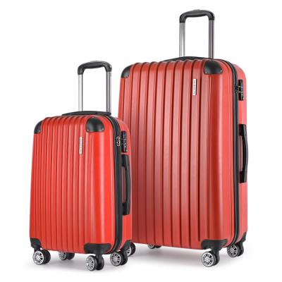 China Online Wholesale Lightweight ABS Hard Case Trolley Luggage Bag Carry On Type Luggage And Suitcase for sale