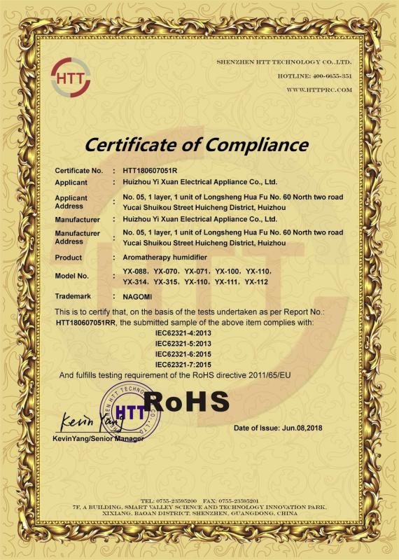 RoHS - Shenzhen Nawsun Technology Co., Ltd.