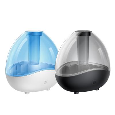 China Car Humidifier 1.5L Water Tank Ultrasonic Cool Mist Humidifier with 7 Colors Light for Baby Bedroom Office Hotel Air Humidifier for sale