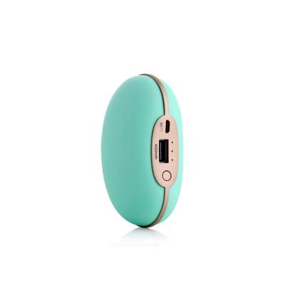 China Portable Bathroom 4000mAh Pea Handy Hand Warmer Power Bank for sale