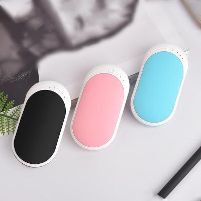 China Power Bank 5200mAh USB Rechargeable Portable Pocket Warmer 8 Hours Hotel Electric Hand Warmer for sale