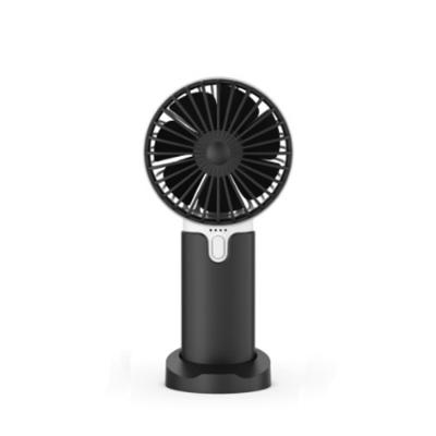 China Popular Quiet Convenient Portable Bracket Portable Mini Fan Rechargeable Air Cooling 3 Speed ​​Mini Desktop Fan for sale