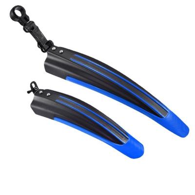 China Mountain Bikes Upright Equipment Color Mountain Bike Mudguards Plastic Bicycle Clamping Board Mud Remover Tile Bicycle Accessories for sale