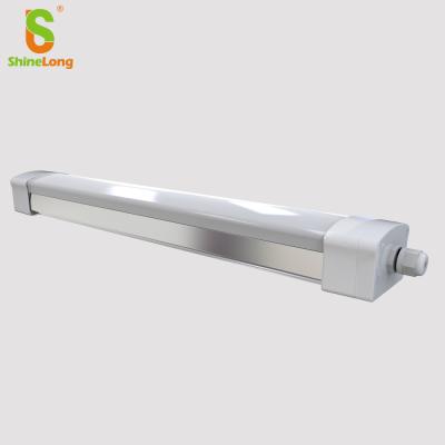 China Warehouse ShineLong 1200mm 40w ip65 triproof light led proof linear fixture vapor light triproof cover article lighting for sale