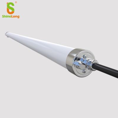 China Warehouse Shinelong Heat Resistant Non-weak Fixture Linear Batten Light Fixture PC Led Tube Lighting 120 Degree IP66 Waterproof for sale