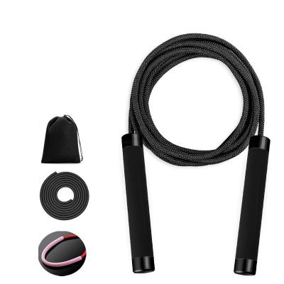 China Fast Speed ​​JY Handles Long Jump Rope Fitness Silicone Aluminum Handle Adjustable Speed ​​Jump Rope for sale