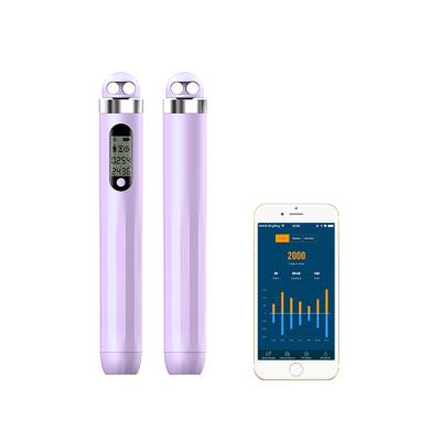 China Home Wholesale PVC Smart Jump Rope Heavy Weighted Body Fit Exercise Digital Adjustable Speed ​​Skipping Jump Rope With App for sale