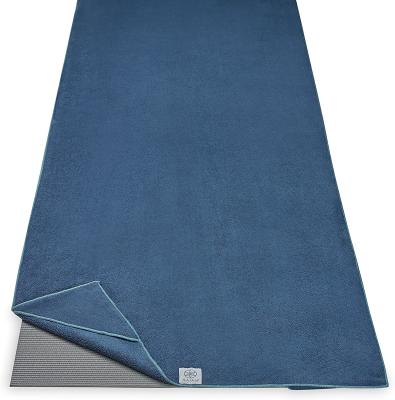 China Wholesale Custom Logo Thick Microfiber Eco Friendly Anti Slip Yoga Mat Towel for sale