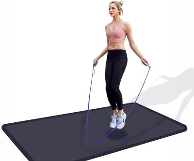 China High Quality PU Rope Jumping Mat Anti Slip Jump Rope Mat Skipping for sale