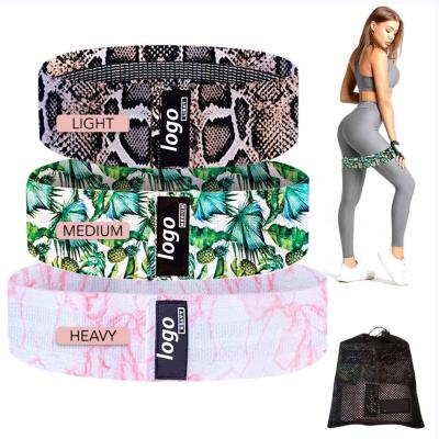 China Durable Women Hip Strength Training Cloth Booty Exercise Bands Home Hip Circle Fitness Anti Slip Cloth Wide Resistance Bands) for sale