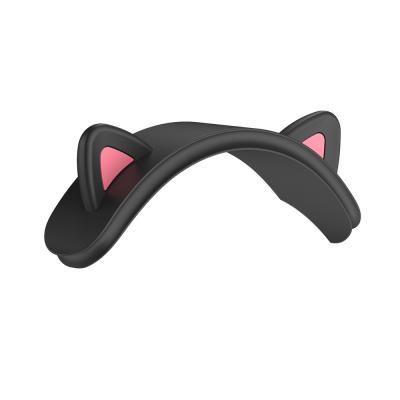 China 2021 Cute Silicone Earphone Headband Cover For Apple AirPods Max Replacement Headphone Accessories Cute Cat Ear Protector for sale