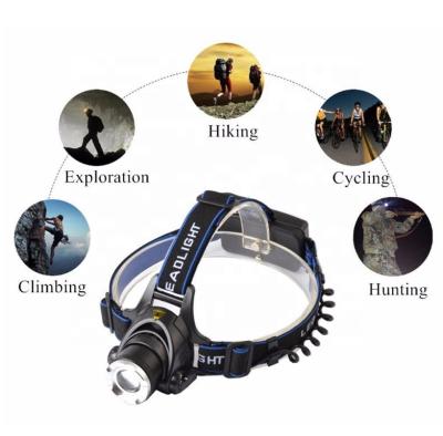 China Wholesale Custom Design Adjustable Waterproof LED T6 Head Support Lamp For Outdoor Sport for sale