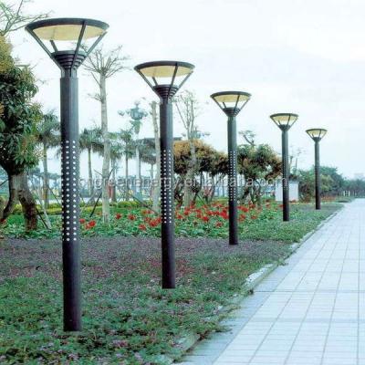 China Q345 LED Garden Light Outdoor Steel Post Price From Steel Pole Manufacturer 3m, 4m, 5m, 6m Height for sale