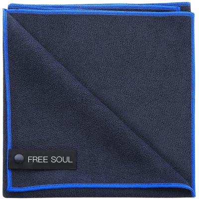 China Custom Logo Microfiber Gym Towel Quick Drying Water Absorption Sports Towel for sale