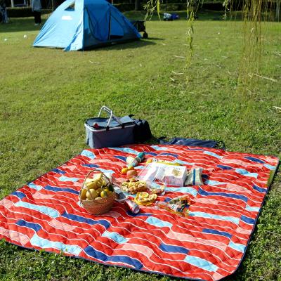 China FREE SOUL Extra Large Size Printed Kids Washable Blankets Waterproof Foldable Picnic Blankets for sale