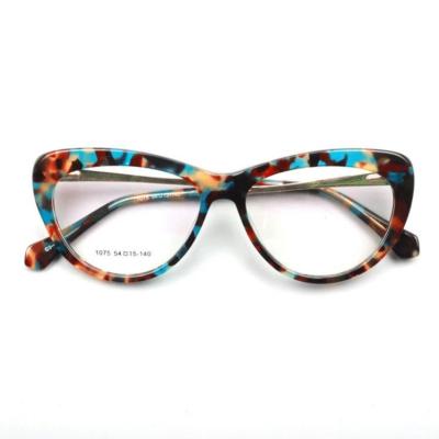 China SUNNY Cat Eye Glasses Fashion Acetate Glass Women Vintage Eyeglass Frame Reading Glasses In Stock for sale