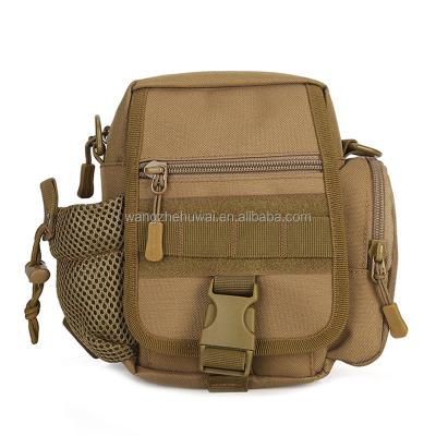 China Free Shipping Water Proof Army Bags Waist Bag Tactical Bag Outdoor Hiking Riding Fishing Nylon Camouflage Small Messenger Shoulder Bag for sale