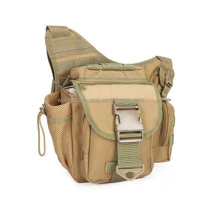 China Hot Selling Abrasion Resistance Khaki Bag Durable Army Waist Bag Outdoor Military Bag For Sport for sale