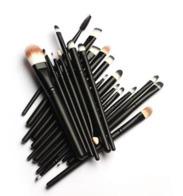 China Angular Blush Base 20pcs Custom Professional Eyebrow Eyeliner Brushes Cosmetic Concealer Eyeshadow Brushes Eye Makeup Set Brush for sale