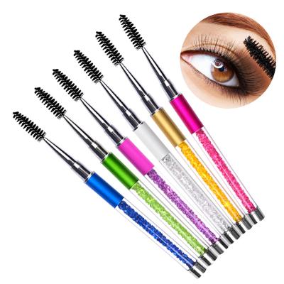 China Wholesale Macara Faux Stone Long Lasting Eyebrow And Eyelash Extension Mascara Brush for sale