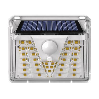 China Garden LED Motion Sensor Wall Light Lantern Solar Powered Outdoor Waterproof Decorative Solar Powered Wall Lamp for sale