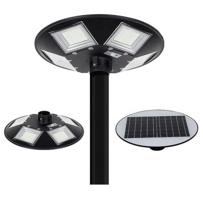 China IP65 Garden UFO Solar Power Garden Street Light Lamp With Pole 150w 200w 250w 300w UFO Solar Street Light for sale