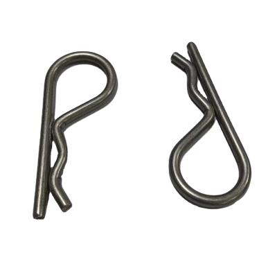 China Electronic Custom Wholesale Galvanized Bending Wire Form Stainless Steel Wire Hitch Pin Clip R Shape Split Cotter Lock Pin for sale