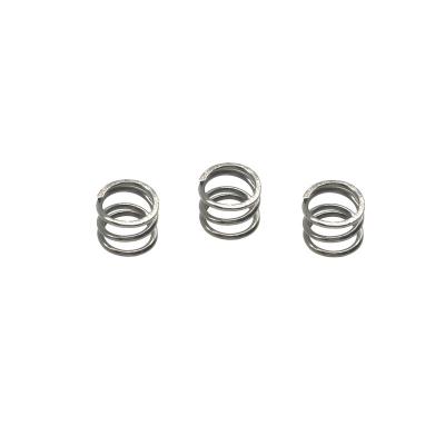 China Compression Spiral Spring Custom Stainless Steel Cylindrical Flat Wire Coils Compression Spring for Toy Industry Electronic Switch for sale