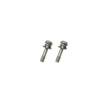 China Pan Wholesale Custom Fastener Stainless Steel Bolt And Nut Washer 3-in-1 Flat Cross Head Screws for sale