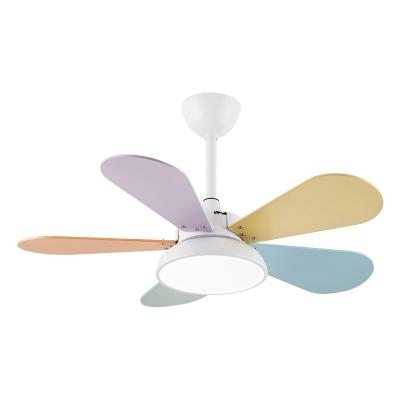 China With Light White And Colored Sheets LED Ceiling Fan-24W*2 Acrylic Plate Ceiling Fan With Led Light With Remote for sale