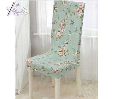 China Simple Stretch Spandex Vintage Universal Elastic Chair Covers Printing Designs Recliner Headrest Cover Chair Pads for sale