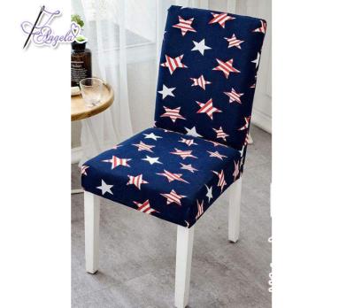 China Simple digital print spandex half chair covers, chair back covers for banquet chairs for sale