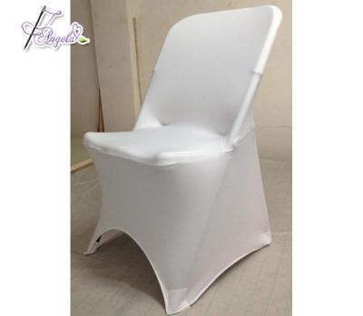 China Simply 2018 hot sale white spandex folding chair covers for weddings, parties for sale