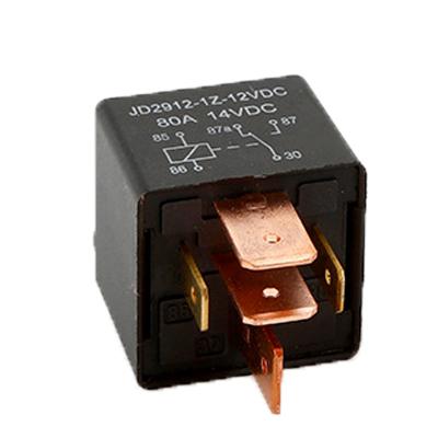 China Control Manufacturer 40A 80A 12V 24V Motor Repair Fuse Direct Automatic Relay JD2912-1Z-12VDC Ignition for sale