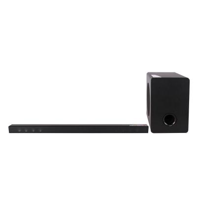 China Wireless System 2.1ch Soundbar Support USB Blue Tooth 4 Sound Modes With Subwoofer for sale