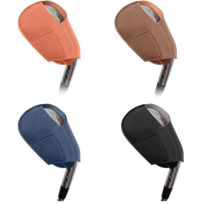 China Protect golf clubs Handmade Leather Golf Iron Head Covers Golf Protector Iron Headcover Golf Accessory Gift for sale